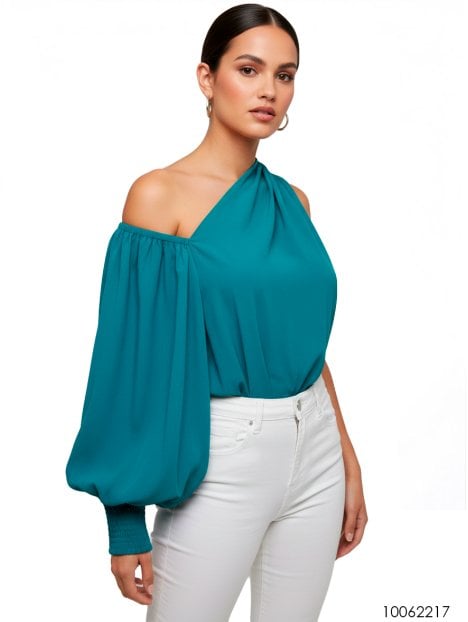 MOLDE BLUSA ASIMETRICA MUJER 2217