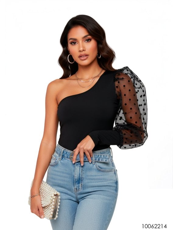 MOLDE BLUSA ASIMETRICA MUJER 2214