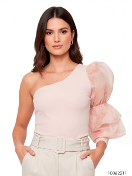 MOLDE BLUSA ASIMETRICA MUJER 2211
