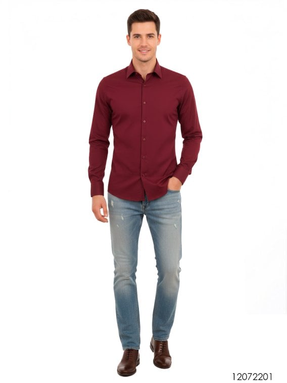 CAMISA SLIM FIT HOMBRE 2201