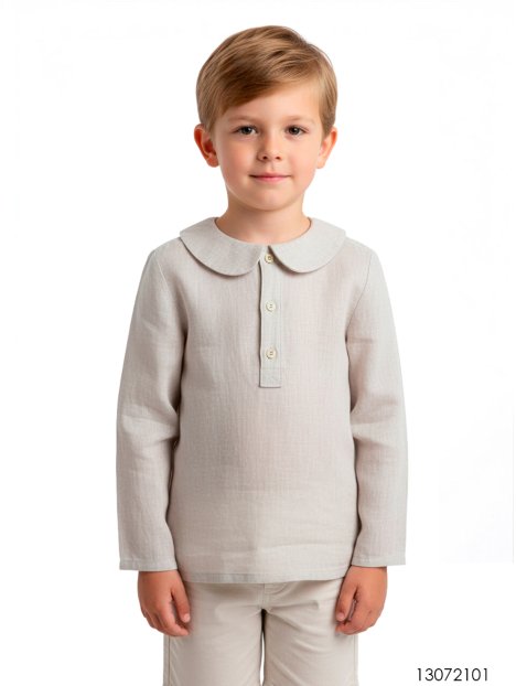 CAMISA CUELLO BEBE NIÑO 2101