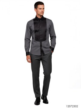 MOLDE CAMISA CON PECHERA HOMBRE 2302