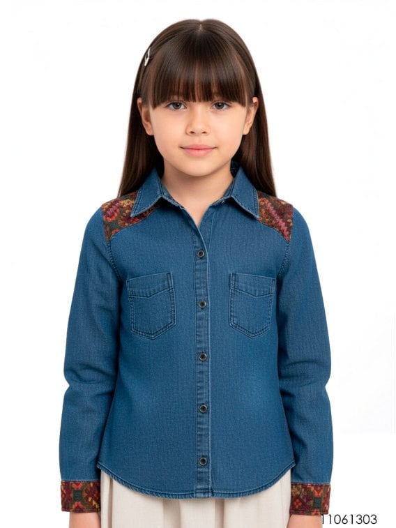 BLUSA CAMISERA NIÑA 1303