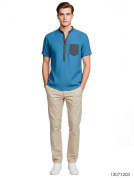 CAMISA CUELLO MAO HOMBRE 1203