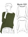 POLERA FORMA IRREGULAR MUJER, PUNTAS EN