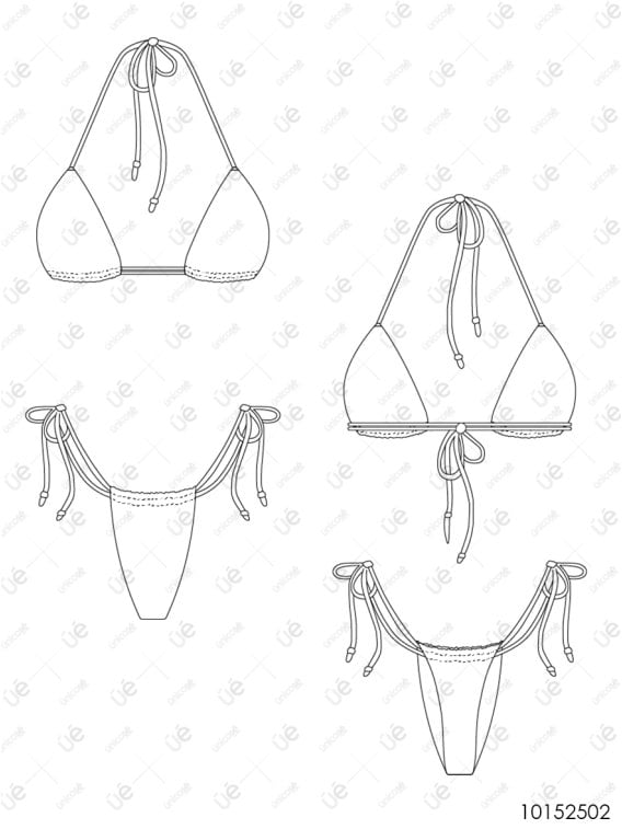 MOLDE TRAJE DE BAÑO 2 PIEZAS MUJER 2502