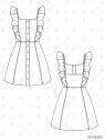 MOLDE VESTIDO MINI MUJER 2505