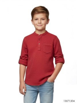 CAMISA CUELLO MILITAR NIÑO 1204