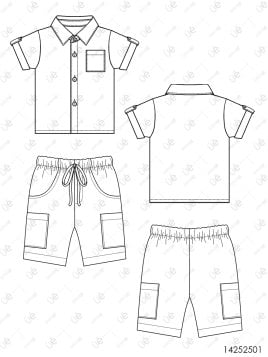 MOLDE CONJUNTO 2 PIEZAS BEBE 2501