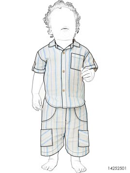 MOLDE CONJUNTO 2 PIEZAS BEBE 2501