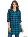 BLUSA CAMISERA LARGA MUJER 1005