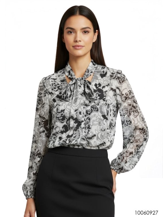 BLUSA CORBATIN MUJER 0927