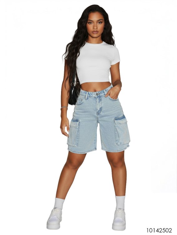 MOLDE SHORT CARGO MUJER 2502