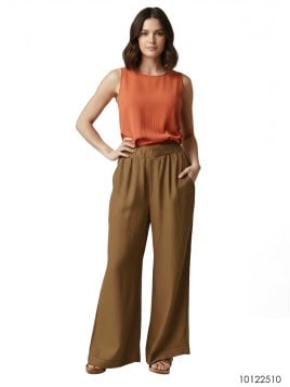 MOLDE PANTALON PALAZZO MUJER 2510