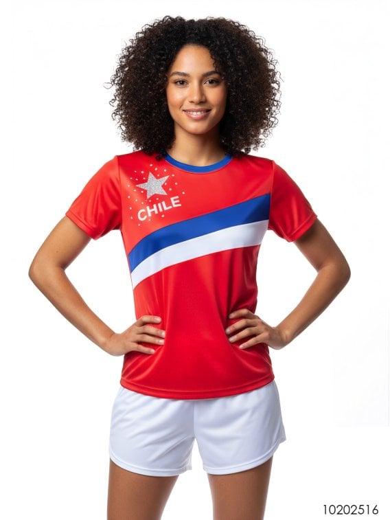 MOLDE DEPORTE CAMISETA CHILE 2516