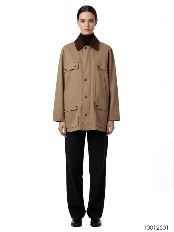 MOLDE ABRIGO CHAQUETA OVERSIZE MUJER 2501