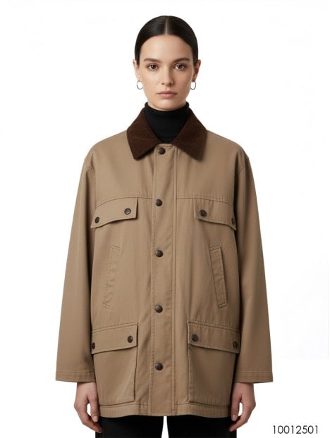 MOLDE ABRIGO CHAQUETA OVERSIZE MUJER 2501