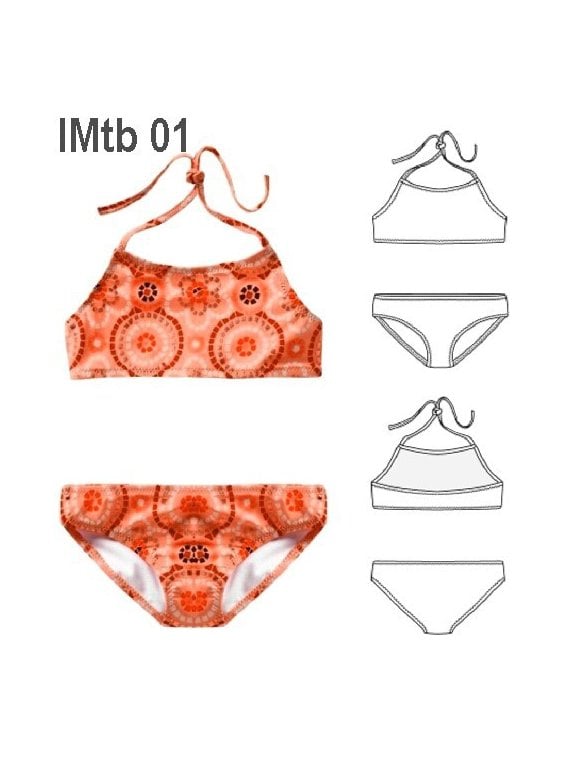 TRAJE DE BAÑO BIKINI NIÑA 0901