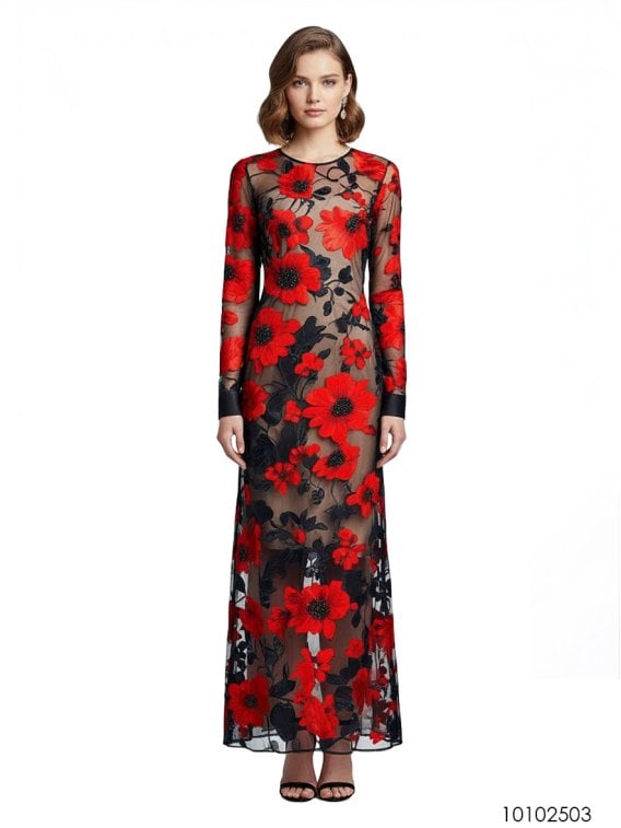 MOLDE VESTIDO MIDI MUJER 2503