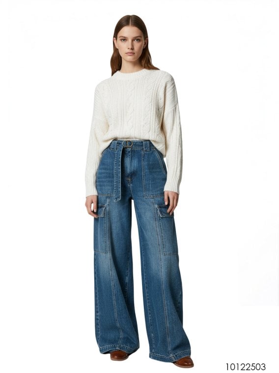 MOLDE PANTALON CARGO MUJER 2503