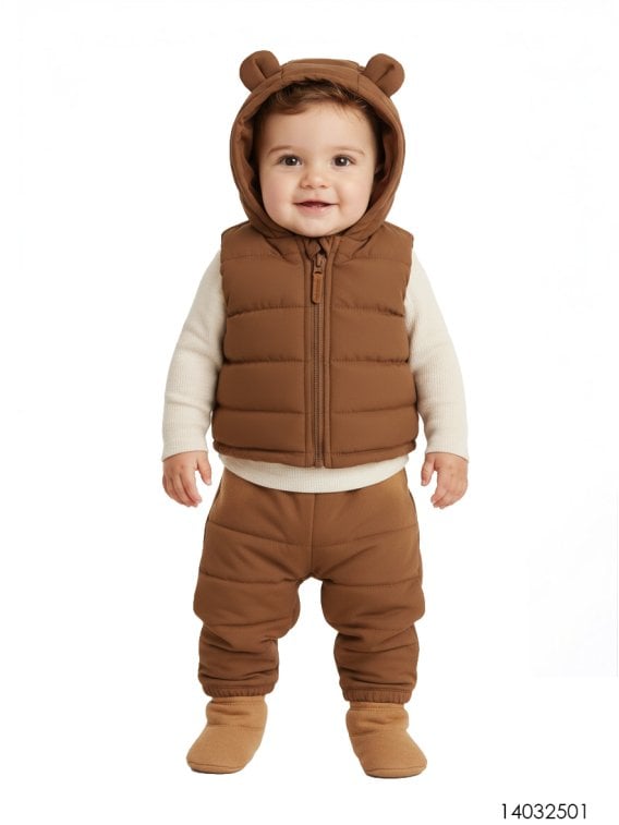 MOLDE PARKA CHALECO BEBE 2501