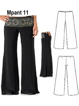 PANTALON PIERNA ANCHA MUJER 0911