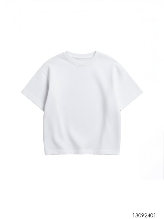 MOLDE POLERA BASICA OVERSIZE NIÑO 2401