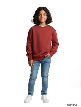 MOLDE POLERON BASICO OVERSIZE NIÑO 2403