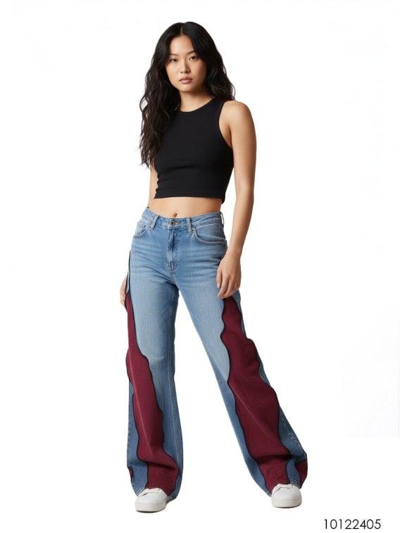 MOLDE PANTALON JEAN MUJER 2405