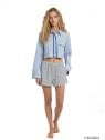 MOLDE BLUSA TOP MUJER 2404