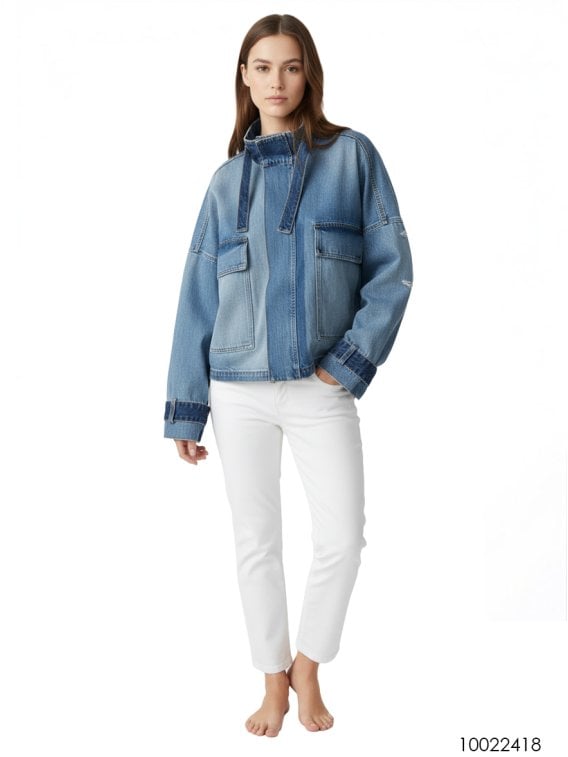 MOLDE CHAQUETA OVERSIZE MUJER 2418