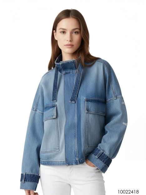 MOLDE CHAQUETA OVERSIZE MUJER 2418