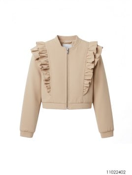 MOLDE CHAQUETA CON VUELOS NIÑA 2402