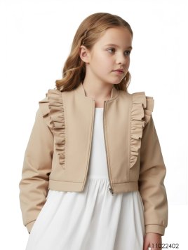 MOLDE CHAQUETA CON VUELOS NIÑA 2402