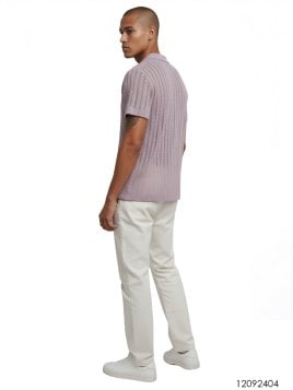 MOLDE POLERA TEJIDA HOMBRE 2404