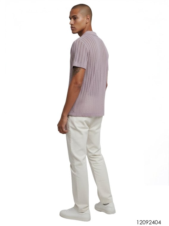 MOLDE POLERA TEJIDA HOMBRE 2404