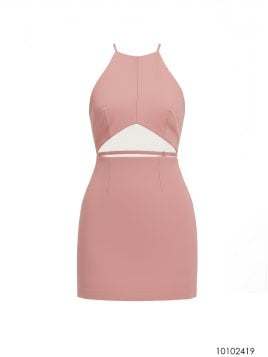 MOLDE VESTIDO CORTO MUJER 2419