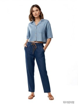 MOLDE BLUSA CROP MUJER 2403