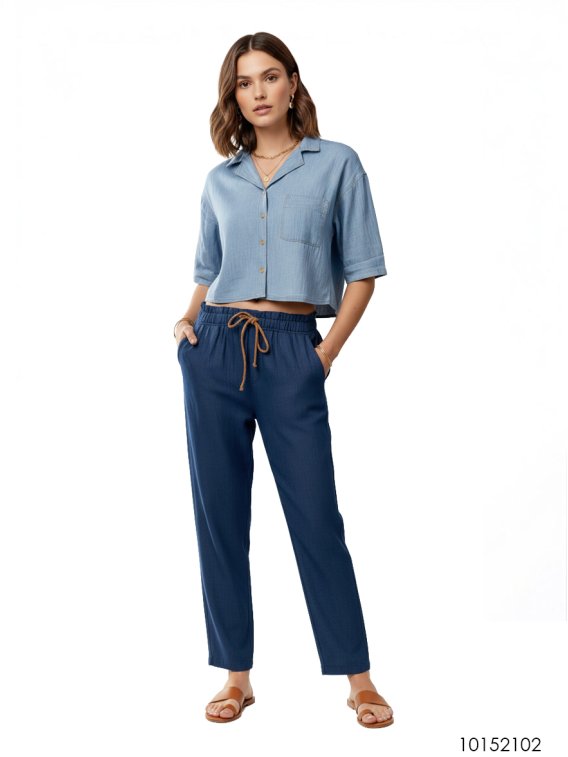 MOLDE BLUSA CROP MUJER 2403