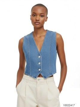 MOLDE CHAQUETA CHALECO MUJER 2417