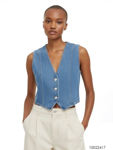 MOLDE CHAQUETA CHALECO MUJER 2417