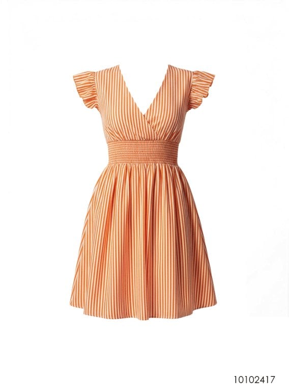 MOLDE VESTIDO CORTO MUJER 2417