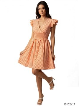 MOLDE VESTIDO CORTO MUJER 2417