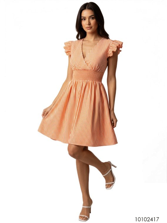 MOLDE VESTIDO CORTO MUJER 2417