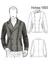 CHAQUETA CRUZADA HOMBRE, MODELO ENTALLAD