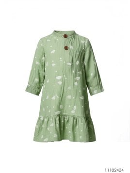 MOLDE VESTIDO EVASE NIÑA 2404