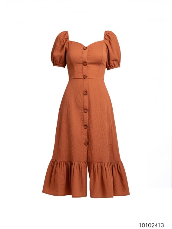 MOLDE VESTIDO MIDI MUJER 2413