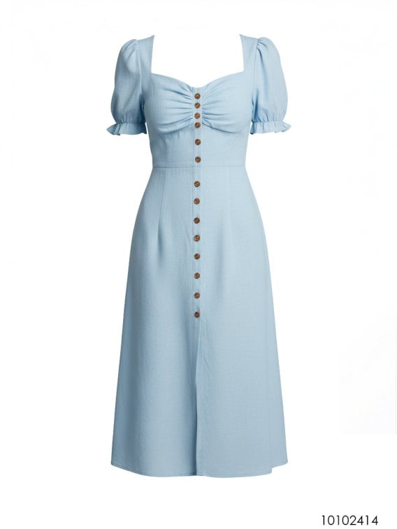 MOLDE VESTIDO MIDI MUJER 2414