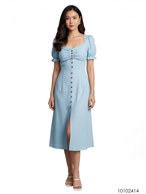 MOLDE VESTIDO MIDI MUJER 2414