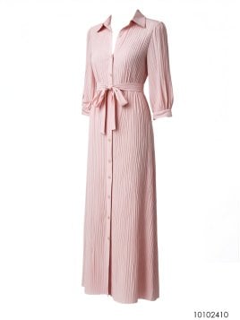 MOLDE VESTIDO CAMISERO MUJER 2410